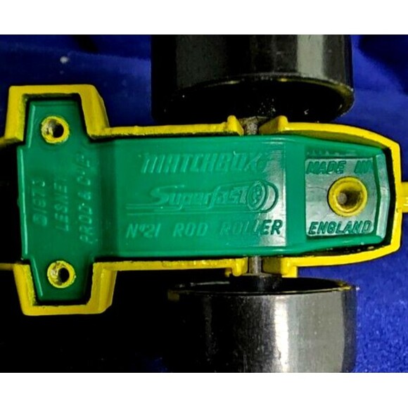 Vintage 1973 Matchbox Rod Roller No. 21 - Picture 6 of 6